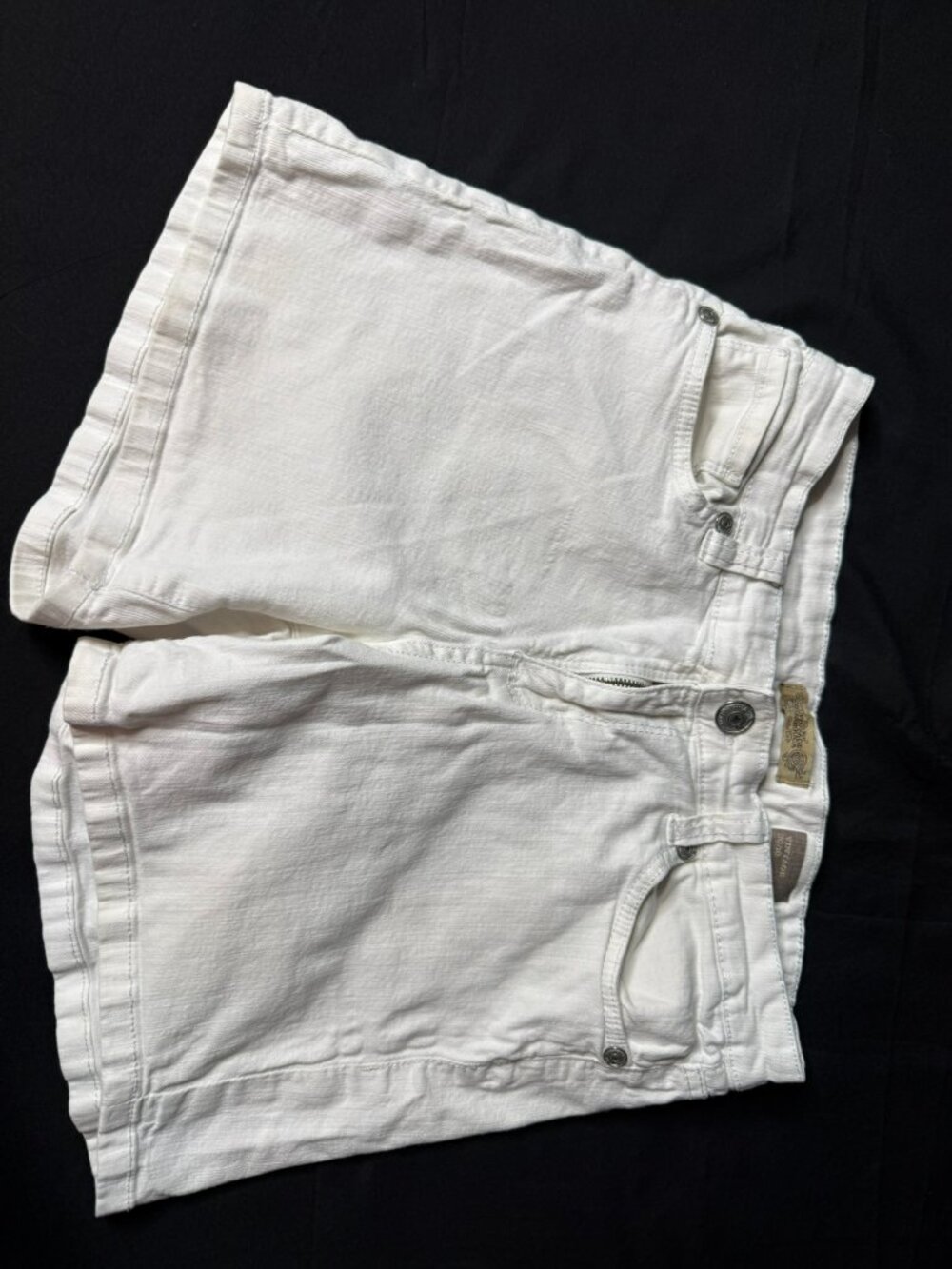 Vintage America White Denim Shorts Women’s Size 10